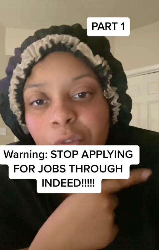 Screen Shot 2023 06 13 at 10.08.18 AM A Woman Talked About Scammers on Indeed Who Are Getting People to Apply to Fake Companies