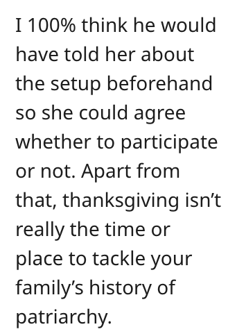 Screen Shot 2023 06 16 at 10.01.06 AM Is She Wrong for Refusing to Participate in Her Boyfriend’s Family’s Thanksgiving Tradition?