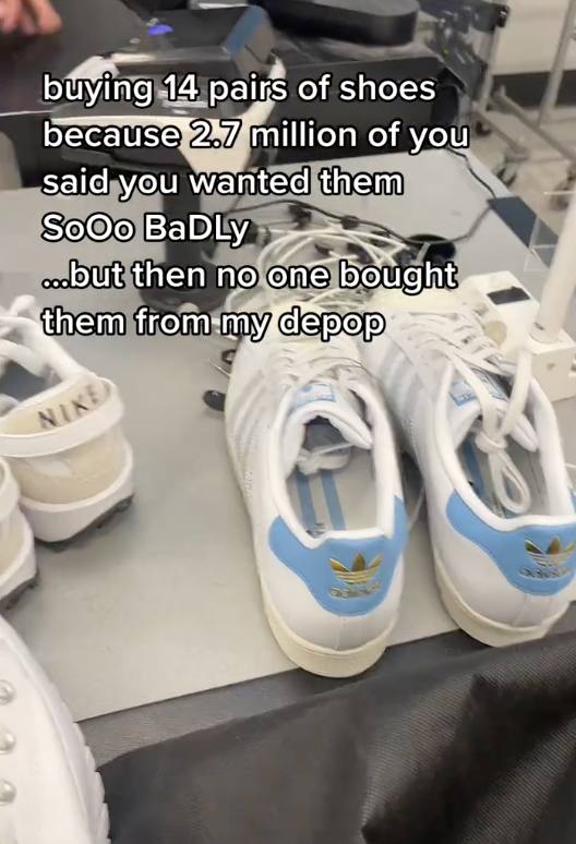 Screen Shot 2023 06 20 at 12.15.49 PM A Woman Returned 14 Pairs of Shoes at Ross After She Couldn’t Resell Them at Depop