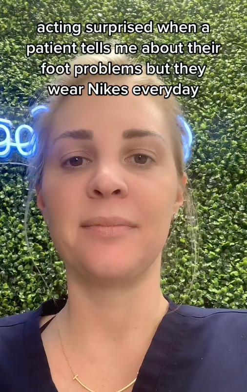 Screen Shot 2023 06 20 at 12.44.46 PM A Foot Doctor Shared a Very Important Public Service Announcement About Nike Shoes