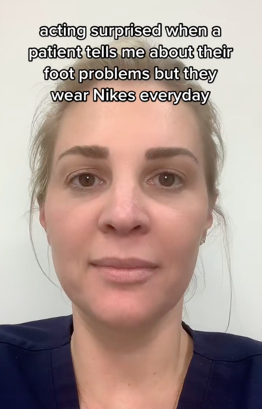 Screen Shot 2023 06 20 at 12.44.53 PM A Foot Doctor Shared a Very Important Public Service Announcement About Nike Shoes