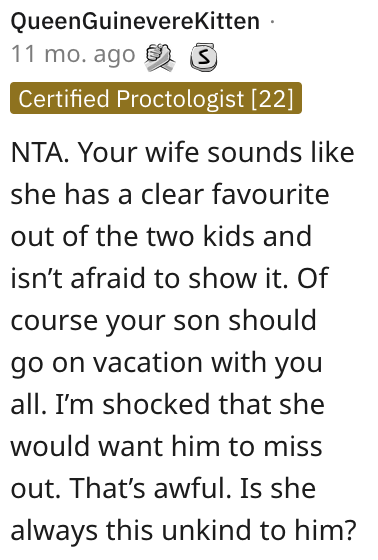 Screen Shot 2023 06 25 at 9.17.41 AM Man Wants to Know if He’s Wrong for Not Allowing His Wife to Punish Their Son