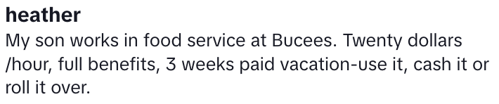 Screen Shot 2023 06 28 at 1.22.08 PM Woman Found Out That Buc ee’s Pays Its Restroom Janitorial Staff the Same Amount as Her Office Job