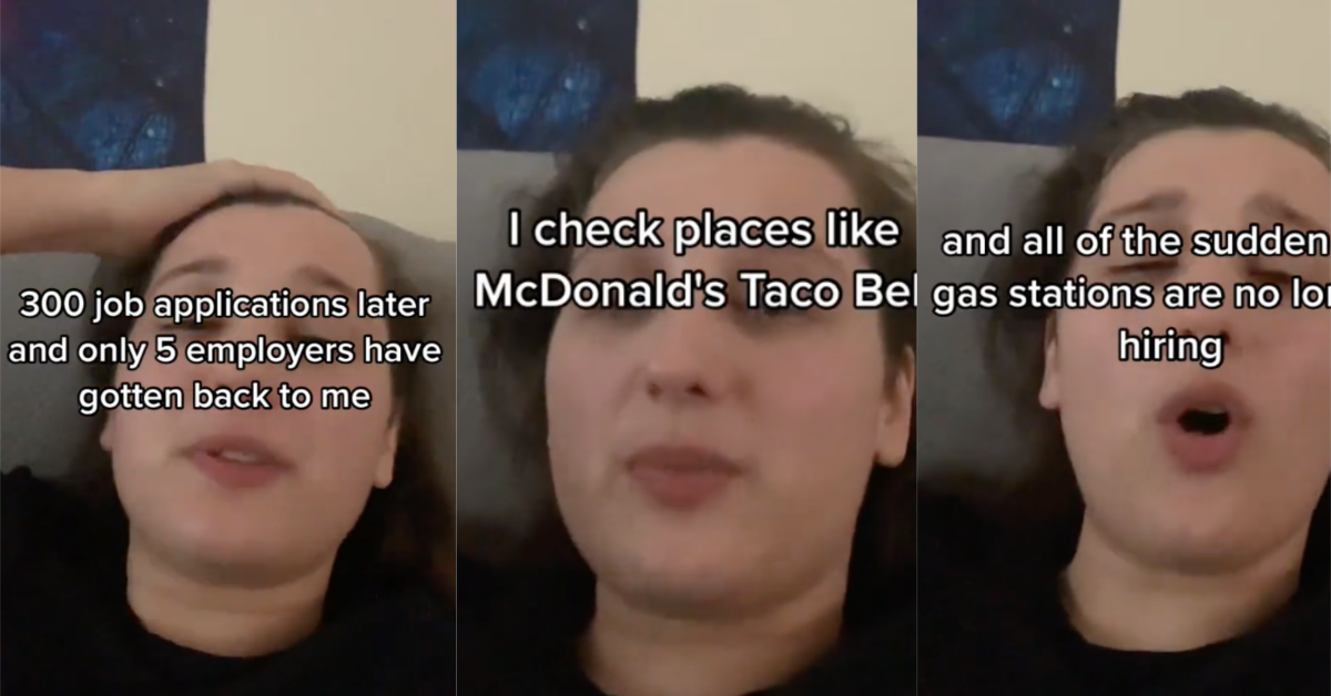This Woman Applied to Over 300 Jobs and Was Told She's Overqualified to Work at McDonald's and Taco Bell