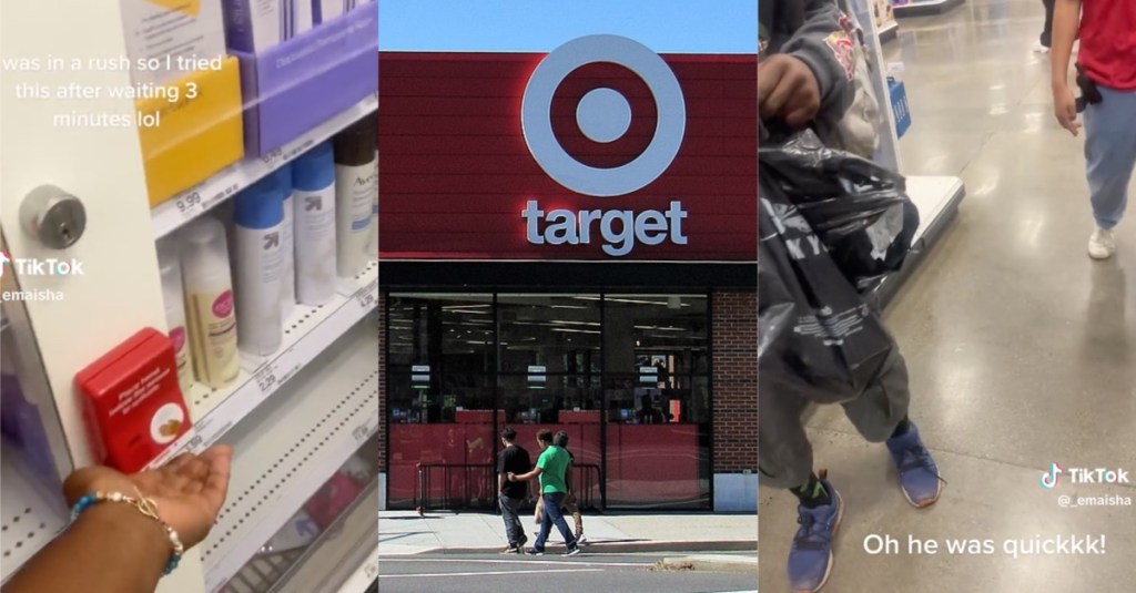 Target Shopper Points Out How Locked Shelves Are A Bad Trend After Hitting the Help Button Repeatedly and Being Ignored