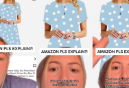 A Woman Asked Questions About an Amazon Dress That Looks Like a Cartoon