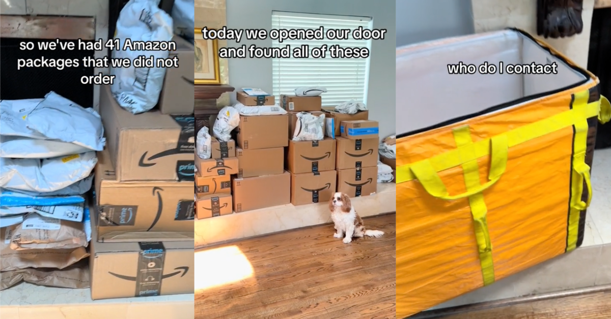 A Woman Received 41 Amazon Packages... That She Didn't Order