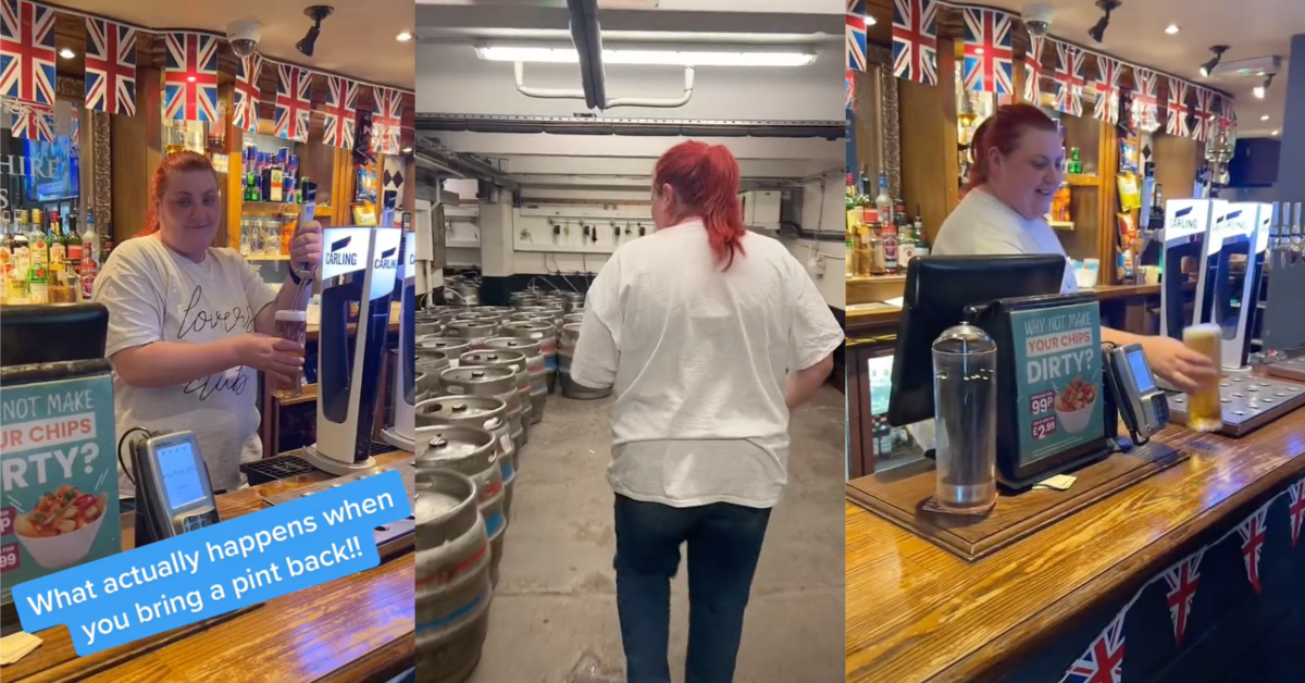 TikTokBadBeer What actually happens when you bring a pint back. A Bartender Showed How She Tricks Customers Into Thinking She’s Replacing the Drinks They Think Are Bad