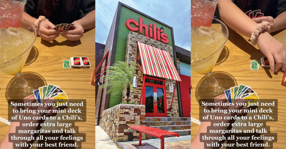 Chili's Customers Played Uno at Their Table and The Internet Had Some Thoughts