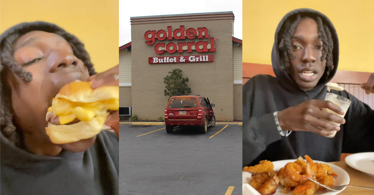 TikTokGoldenCorral They’re fighting my case right now. Golden Corral Workers Argued About Whether a Customer Could Keep Eating at Their Buffet