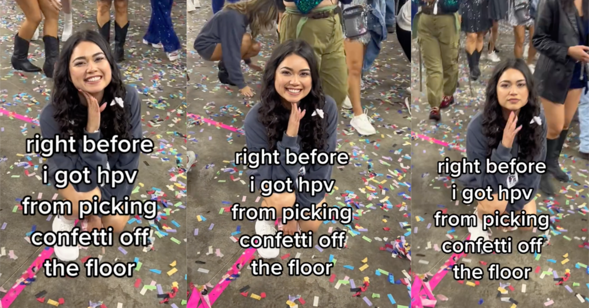 A Woman Said She Got Warts by Picking up Confetti on the Floor at a