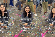 A Woman Said She Got Warts by Picking up Confetti on the Floor at a Concert And The Internet Has Questions