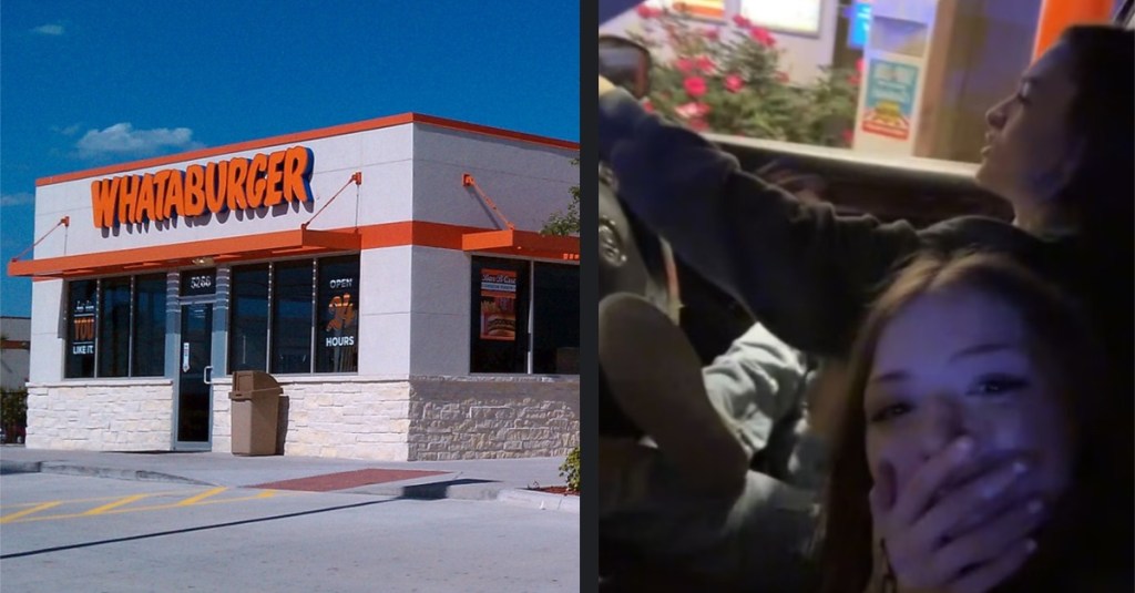 Whataburger Store Getting Robbed Worker at Whataburger Told a Drive Thru Customer That the Store Was Getting Robbed