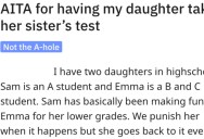 This Dad Had His Daughter Take His Other Kid’s Test To Prove That Grades Are Relative. Was He Wrong?