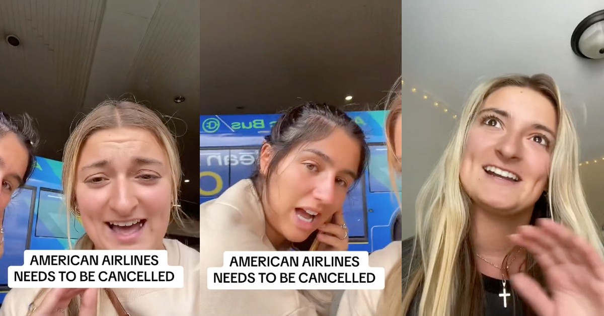 American Airlines Cancelled TikTok This morning when we pulled it up, it wasnt there. Two Friends Are Upset With American Airlines For Cancelling Their Flight And Forgetting To Rebook Them On A New Airline