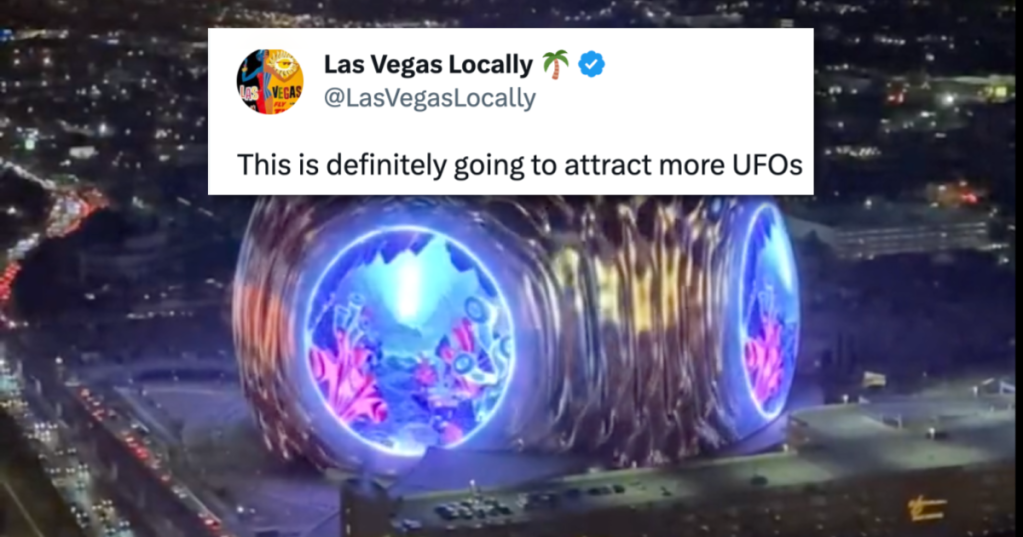 A Massive LED Sphere In Las Vegas Is Being Called "The World's Largest Video Screen" And The Videos Are Impressive