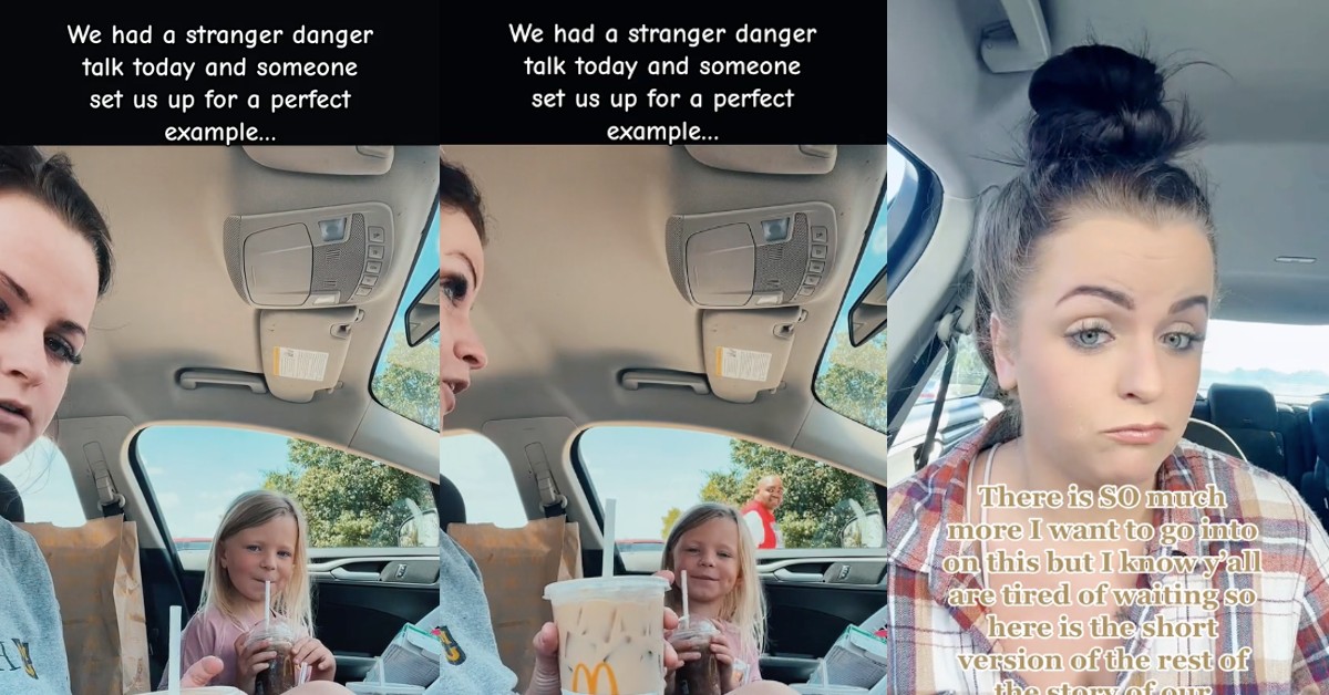 McDsStrangerDanger Too You feel that gut feeling you have right now? A Mom Shares Creepy Story About How Trusting Her Instincts When She Sensed Danger at a McDonald’s
