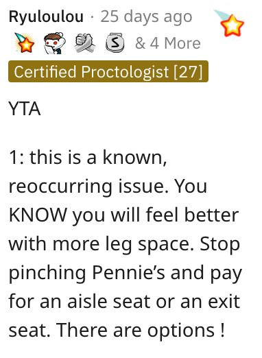 Screen Shot 2023 04 30 at 4.29.55 PM copy I frantically began to apologize. Is He Wrong for Manspreading on a Plane? Here’s What People Said.