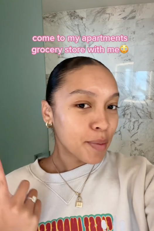 Screen Shot 2023 07 02 at 9.24.34 AM ‘They have all the essentials! Woman Shows Off The Amazing Grocery Store In Her Apartment Building and Were Officially Jealous