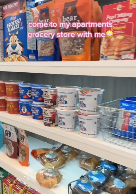 Screen Shot 2023 07 02 at 9.25.18 AM ‘They have all the essentials! Woman Shows Off The Amazing Grocery Store In Her Apartment Building and Were Officially Jealous