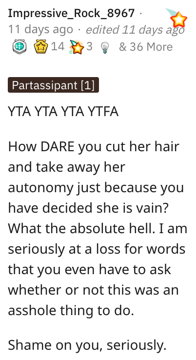 Screen Shot 2023 07 05 at 2.33.09 PM Is She Wrong for Forcing Her Stepdaughter to Cut Her Hair. Here’s What People Said.