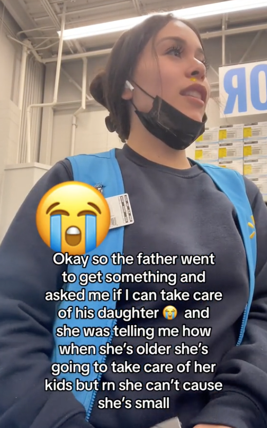 Screen Shot 2023 07 08 at 11.40.39 AM Customer Asked a Walmart Employee to Watch His Kid While He Went Back to Get Another Item