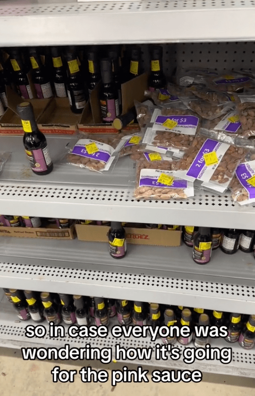 Viral Pink Sauce Spotted in Walmart's Clearance Section