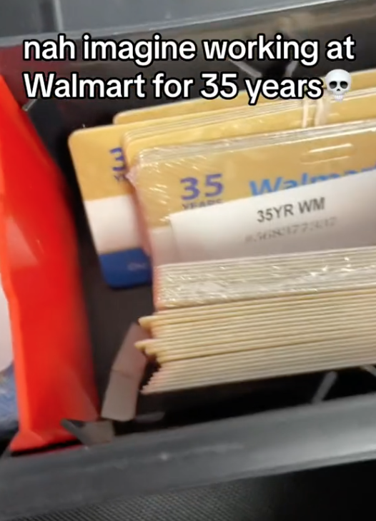 Screen Shot 2023 07 26 at 10.37.29 AM A Walmart Worker Blasted Employees Who Stay With the Company for Decades After Finding 35 Years Service Badges