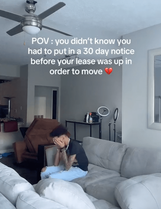A Man Didn’t Realize That He Had to Give 30 Days Notice to Move Out of ...