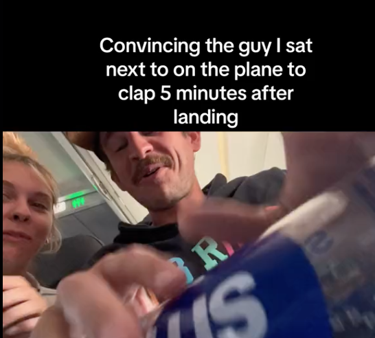 Screen Shot 2023 07 29 at 10.46.58 AM 1 Marry him! Two Strangers on an Airplane Pranked Airplane Passengers And TikTok Thinks They Should Start Dating