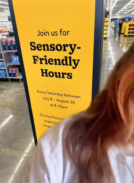 Screen Shot 2023 07 29 at 11.44.36 AM The lights are dimmed and the music and TVs are turned off. Walmart Now Has Sensory Friendly Shopping Hours