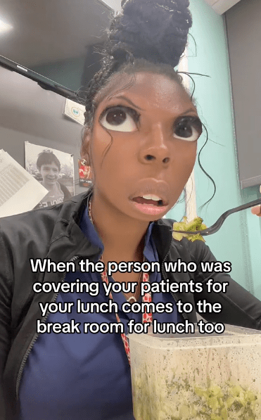 Screenshot 2023 07 29 at 5.54.06 PM The patients be watching each other... Nurse Asks A Coworker To Watch Her Patients While Takes A Break... Only To Run Into Her In The Cafeteria