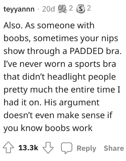 Screenshot 2023 07 31 at 4.24.24 PM Maybe YOU should wear a bra! Is It Ever OK To Comment On Another Persons Body At The Gym?