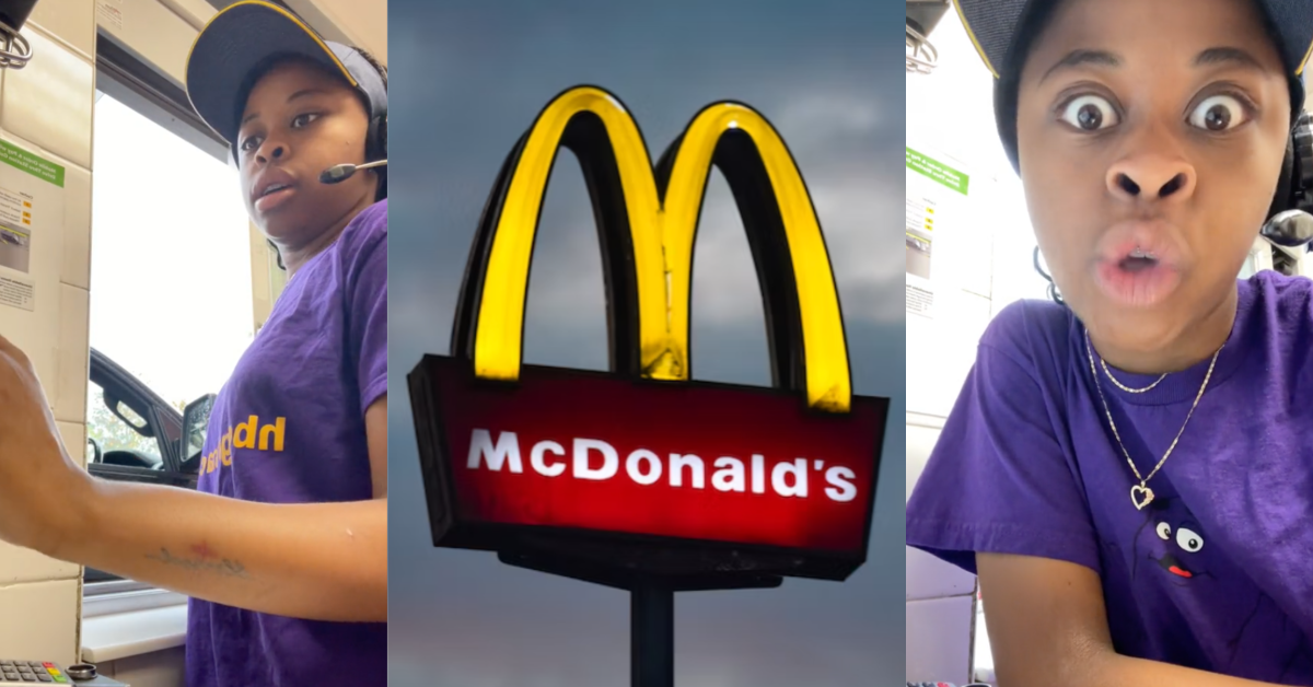 TikTokBigMcDonaldsOrder A McDonald’s Employee Reacted to a Customer’s Order Being Almost $70