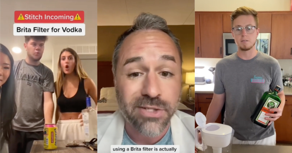 A Man Conducted a Test to See if a Brita Filter Makes Liquor Taste Better