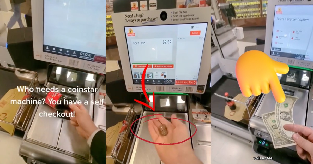 Who needs a Coinstar machine Customers Reveals Self Checkout