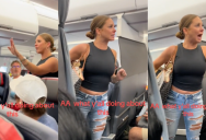 Woman Demands To Get Off A Plane Because She’s Hallucinating About Seeing People Who Aren’t There
