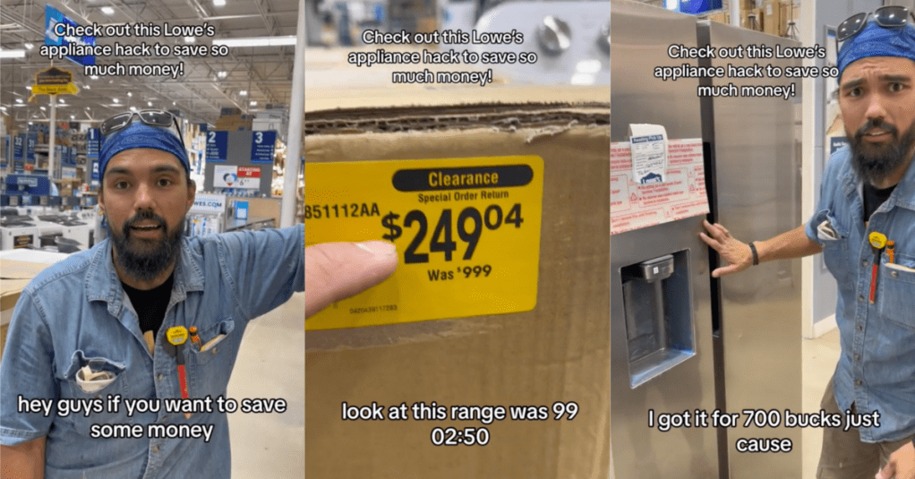 A Man Shared a Hack About How to Get Appliances for Cheap at Lowe’s