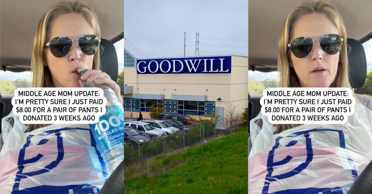 TikTokGoodwillBuyback Woman Unwittingly Bought Back the Pants She Had Donated to a Goodwill Store For $8