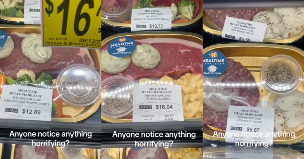 'Anyone notice anything horrifying?' Woman Thinks The Ready-To-Make Meals At Her Grocery Store Has Some Serious Issues