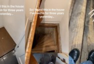 A Woman Found a Hidden Staircase in Her Closet… After Living in a House for Three Years!