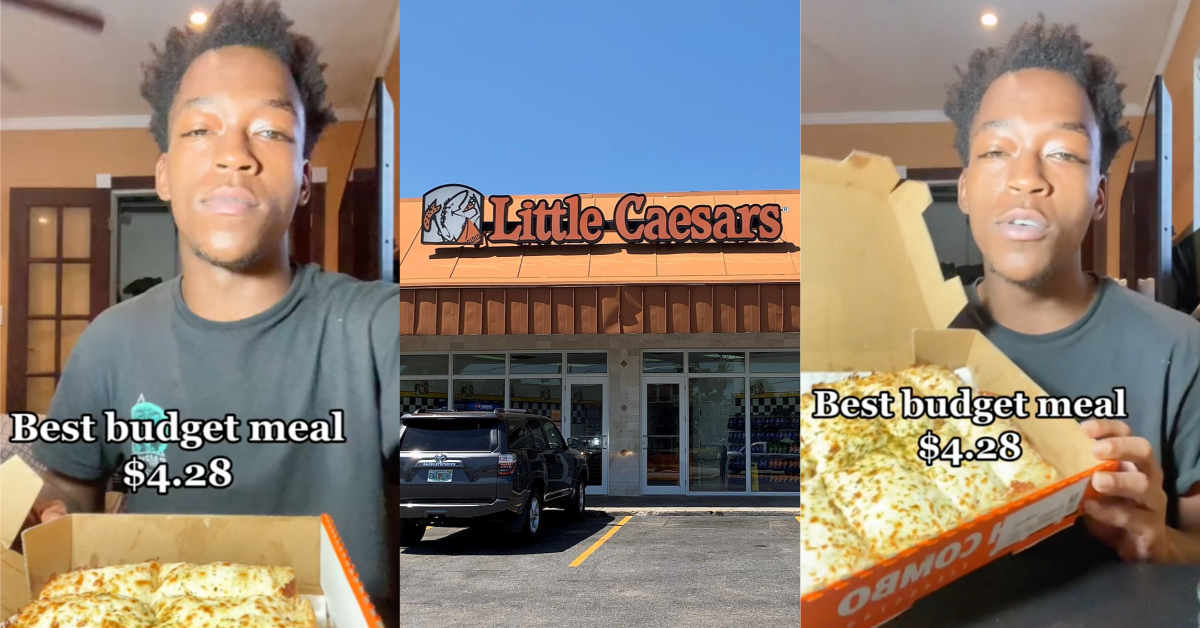 TikTokLittleCaesarsHack A Man Shared the Under $5 Budget Meal Hack He Uses at Little Caesars