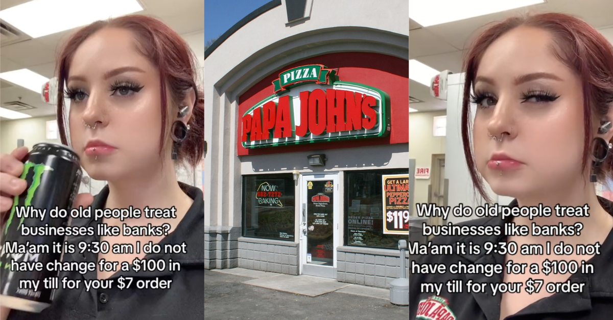 TikTokPapaJohnsBank A Papa John’s Employee Called Out Customers for Trying to Use the Business Like It’s a Bank