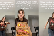 ‘Now you don’t have to work a day in your life.’ A McDonald’s Customer Received a Burger That Was Completely Raw