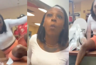‘No shoes, no service!’ Woman Hopped Over the Counter at a Fast Food Restaurant After She Didn’t Get Her Drink