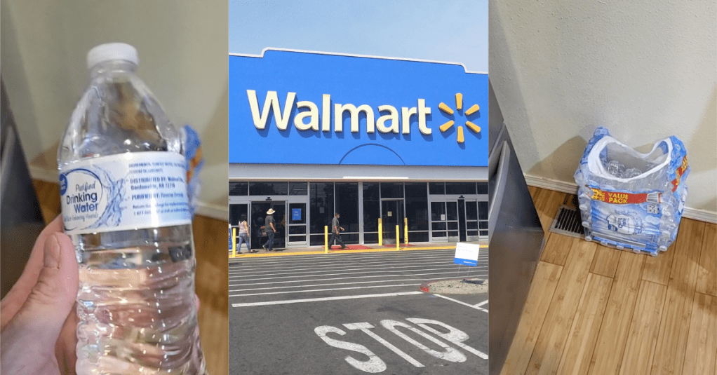 Want Free Walmart Bottled Water? Guy Shows How To Return Empty "Great Value" Water Bottles For A Full Refund