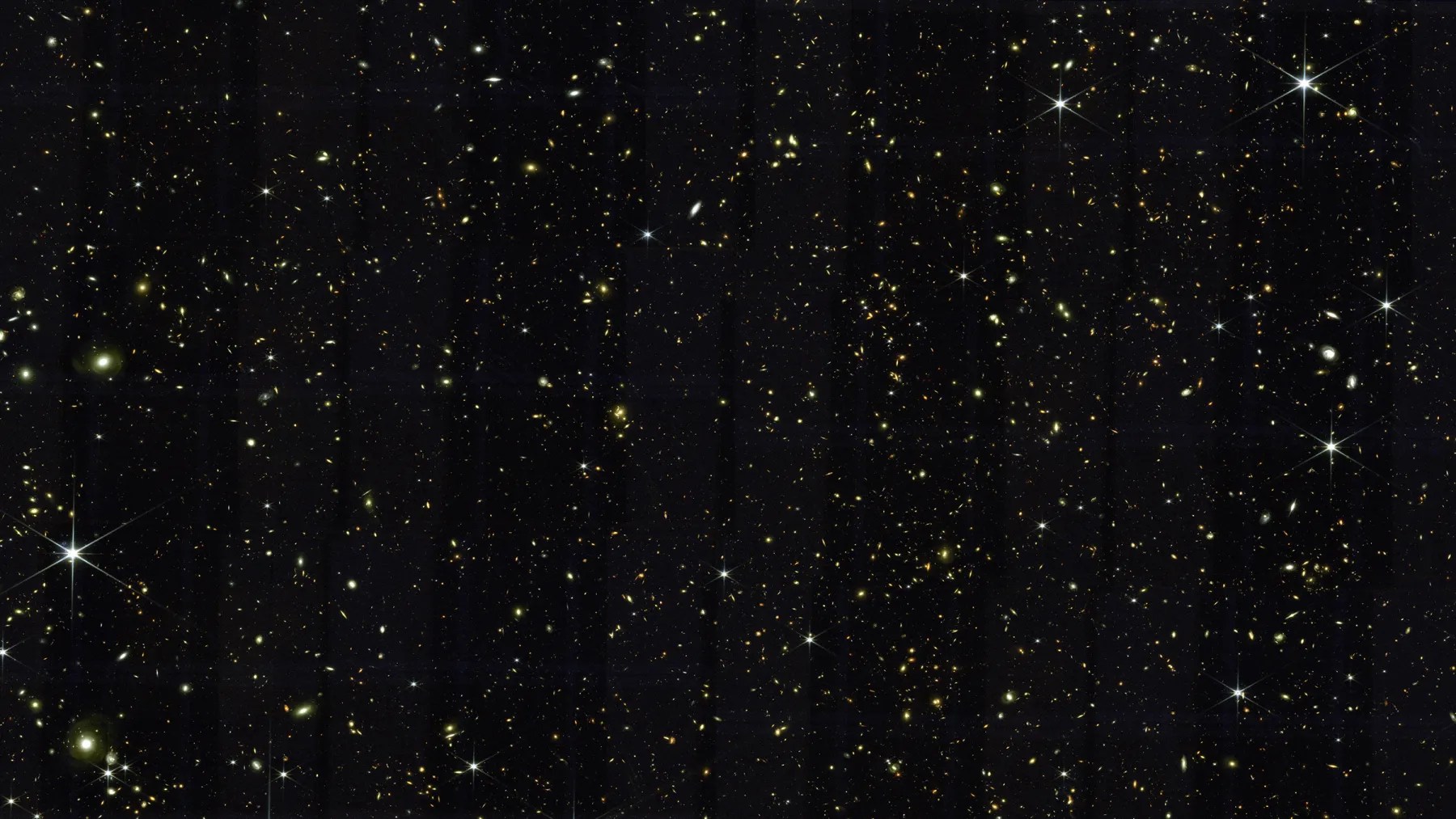     Teleskop Jamesa Webba widzi więcej galaktyk na jednym zdjęciu niż Deepest View z Hubble'a