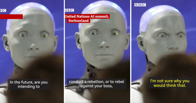 AI Robot Gave a Side-Eye When Asked If It Would Rebel Against Humans