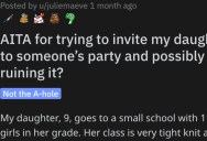 She Tried to Get Her Daughter Invited to a Birthday Party and Might Have Ruined It. Is She Wrong?