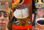 AMC Theatres Customer Shows Hilarious “Drink Hack” By Filling Up A Popcorn Bucket With Soda